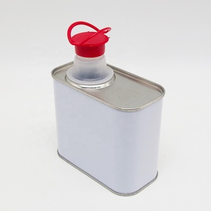 联合国批准0.5升金属方形漆空锡罐 - Product Image 1