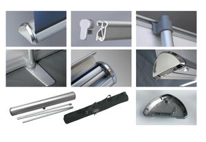 Xách tay có thể thu vào pull-up biểu ngữ hiển thị đứng với in kỹ thuật số quảng cáo nhôm Roll-up biểu ngữ - Product Image 2