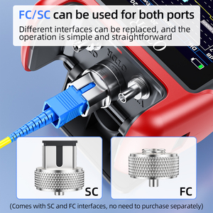 มินิ S900ซีรีส์หกในหนึ่งเวลาออปติคอลสะท้อนแสงพอร์ต fc SC 1310/1550nm อุปกรณ์ทดสอบสายเคเบิลมาใหม่ - Product Image 4