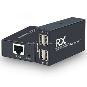 4พอร์ต USB 2.0ฮับ USB Extender RJ45อีเทอร์เน็ต Cat5e/6ถึง120M poc USB RJ45 Extender สำหรับคีย์บอร์ดเมาส์เครื่องพิมพ์ U Disk - Product Image 2