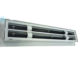 Difusor de ranura lineal de aluminio HVAC de diseño moderno con función de control de temperatura hecho de aleación de aluminio duradera - Product Image 4