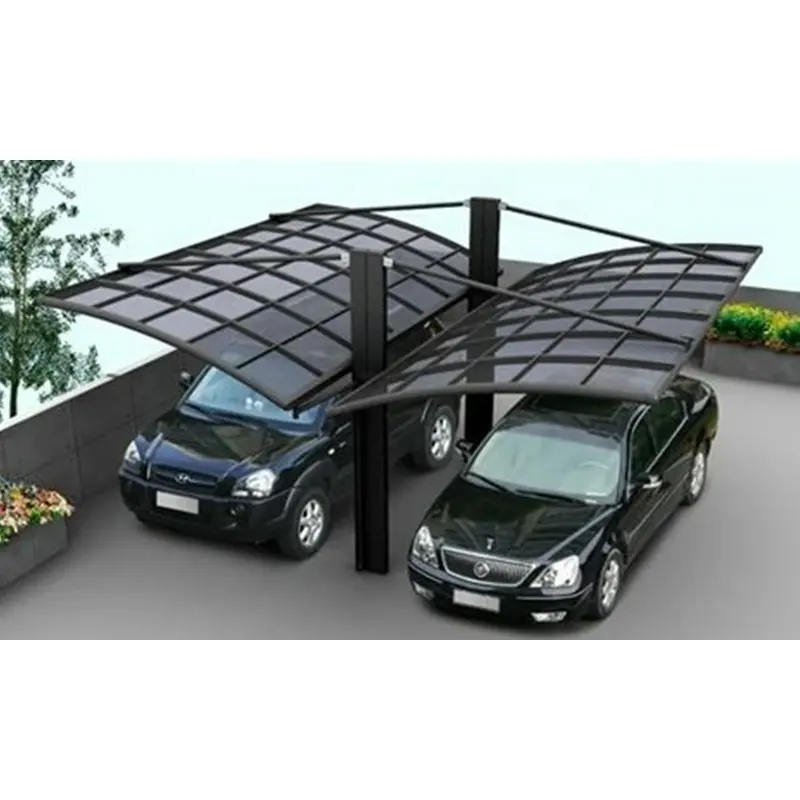 Fabrication d'abri de voiture en aluminium étanche pour parking Garage Carports