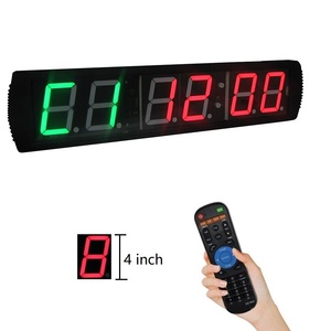 Telecomando YIZHI 4 pollici Display digitale a LED programmabile conto alla rovescia cronometro orologio parete Home Gym Fitness intervallo Timer - Product Image 1
