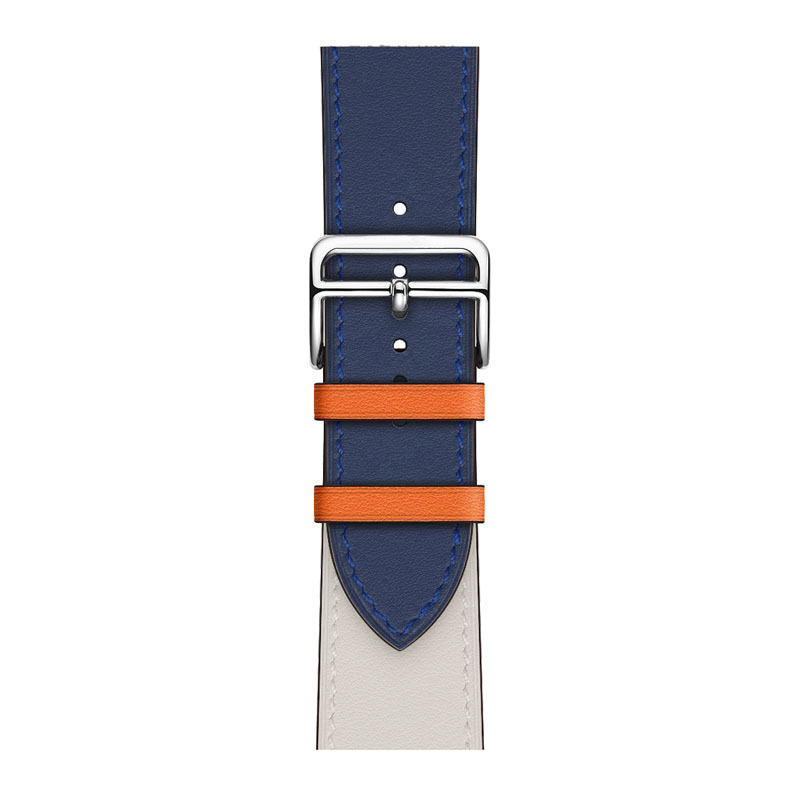 dark blue and beige