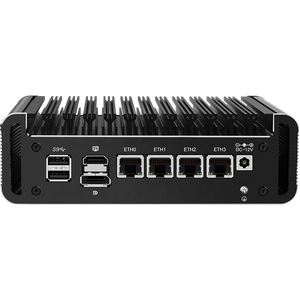 Mini computadora industrial 12th Generation Small Core N-series/N100 Soft Routing Mini Host/Intelligent 4 Networks Bulk Wholesale