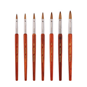Professional-Handled Custom-Made Nail <strong>Brushes</strong> with Soft Features Including Drawing Pens and Round Oval <strong>Brushes</strong> - Product Image 3