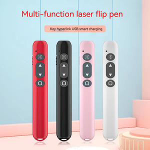 Multi-funzione laser flip pen chiave hyperlink USB ricarica intelligente 100m penna puntatore laser