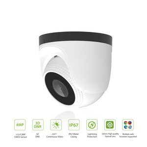 4MP Lente fija Eyeball Cámara IP Impermeable IP67 Sistema de cámaras de seguridad IP inalámbricas con POE interno - Product Image 2