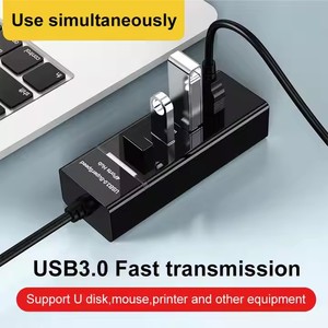 厂家直销4端口USB3.0扩展坞适配器多端口电脑USB充电集线器 - Product Image 3
