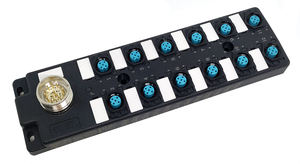 M12-12C-1LM-PNP-PW Signal PNP M12 Verteilungs system 5 Pin Ausgabe Verteiler kasten - Product Image 2