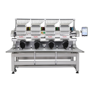 Máquina de bordado por computadora profesional de 4 cabezales multifunción para uso industrial para sombreros de costura - Product Image 4