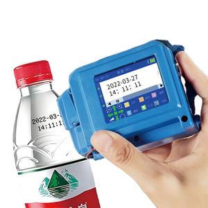 Tragbarer Handheld 25,4mm Mini-Tinten strahl drucker Produktions datum Oberflächen druck flasche QR-Code Chargen nummer Drucker codier maschine