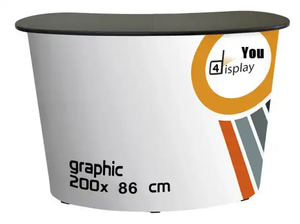 Vente en gros Logo personnalisé Table portable de promotion de salon professionnel Présentoir de table de comptoir pop-up réception d'exposition - Product Image 5