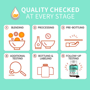 Bán buôn OEM nhãn hiệu riêng 10 trong 1 Hữu Cơ sư tử bờm nấm chiết xuất gummies bổ sung Adaptogen nootropic cho não - Product Image 6