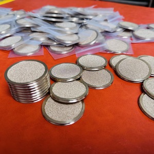 נחושת מוצק פליז טהור מסנן דיסקים sintered מופעל דיסקי מסנן נקבובי