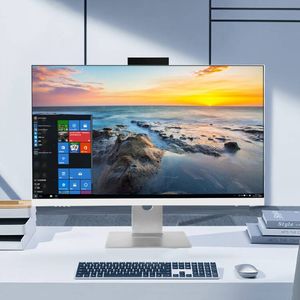 Produzione di OEM Core I3 I5 I7 11th Gen 1115 g4 monoblocco Computer DDR4 8GB RAM 23.8 27 pollici impronta digitale tutto in uno Barebone PC - Product Image 2