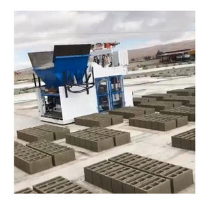SY Automatic Block Making Machine QMY12-15 Movable Concrete Brick Production Line Block Molding Egg Deitado Oco Brick Maker