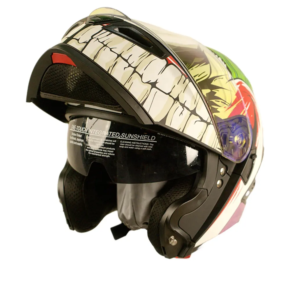 2023 nóng bán lật lên mũ bảo hiểm xe máy ECE 22.06 giấy chứng nhận Mũ bảo hiểm