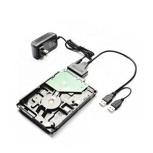 High Speed <strong>USB</strong> 2.0 to SATA 7+15 Pin 22 Pin Dual <strong>USB</strong> 2.0 to SATA Adapter Cable SATA to <strong>USB</strong> 2.5&quot; Inch Hard Disk Drive Cable - Product Image 3