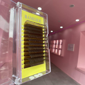 Cashmere <strong>Lashes</strong> Mega Volume Soft and Very Light Synthetic Silk <strong>Lashes</strong> 0.03 0.04 0.05 0.07mm Volume Cashmere Eyelash Extension - Product Image 1