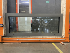 Minglei Hermosa ventana de aluminio Ventana fija Vidrio aislado personalizado Ventana fija grande - Product Image 5
