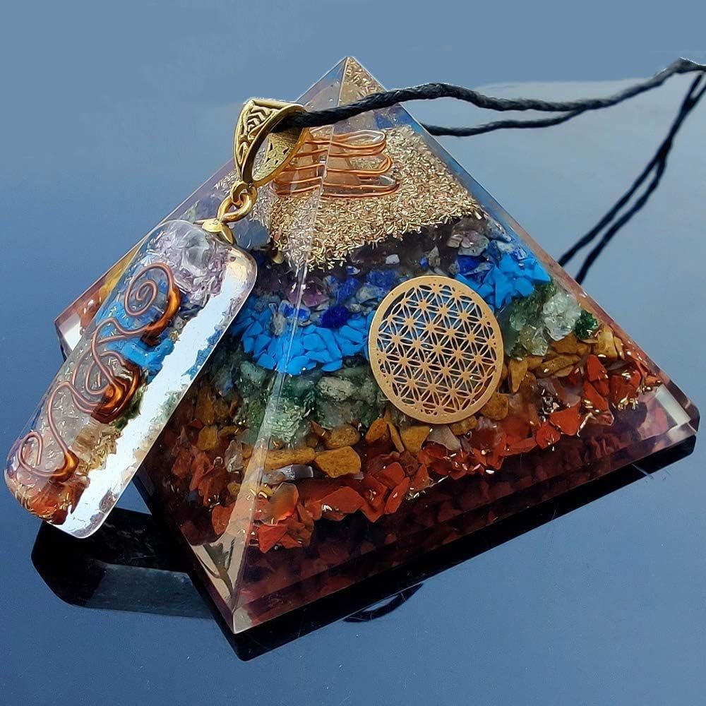 Siete chakras con collar