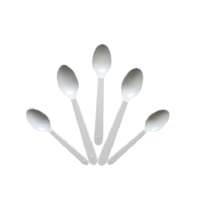 Thìa nhựa dùng một lần đa năng an toàn, mịn màng và đáng tin cậy cho súp, món tráng miệng hoặc các bữa ăn khi đang di chuyển ở bất cứ đâu - Product Image 1