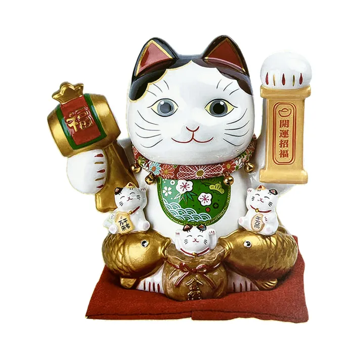 Faire signe bel intérieur Japon chanceux décor de chat en céramique pour la maison
