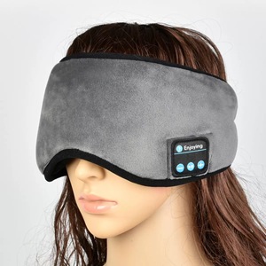 Uyku göz maskesi kafa bandı ile Bluetooth 5.3 kablosuz müzik özelleştirilebilir LOGO uyku karartma göz maskesi uyku aksesuarları - Product Image 6