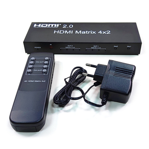 Matriz HDMI 4k60 4x2 con EARC D-o-lby Vision SPDIF Salida de audio óptico 4 en 2 salidas HDCP 2,2 Gestión EDID - Product Image 2