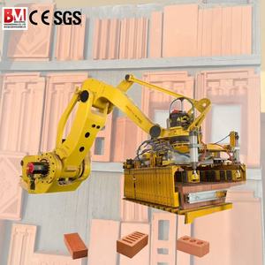 <strong>Automated</strong> Robotic Clay Ceramic Brick Tile Laying Robot Gripper Stacking Stacker Machine Line Auto Hollow <strong>Block</strong> Brick <strong>Maker</strong> Iraq
