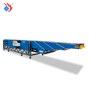 Transportador de cinta telescópico automatizado Contenedor de camión automático Sistema de carga de equipaje Transportador de almacén