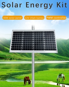 OEM能源系统太阳能240wh套件太阳能12v面板太阳能套件，用于IP摄像机电源