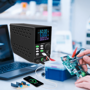 Simpatica potenza SPPS605D interfaccia USB 10W laboratorio DC alimentatore 60V 5A 300W con funzione di memoria precisione Encode manopola - Product Image 5