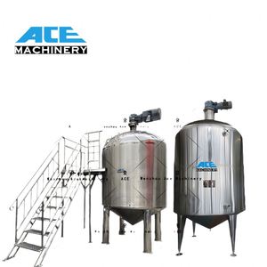 Ace定制电机推车式混合机乳液混合罐，带减速器，用于食品饮料低速混合T - Product Image 1