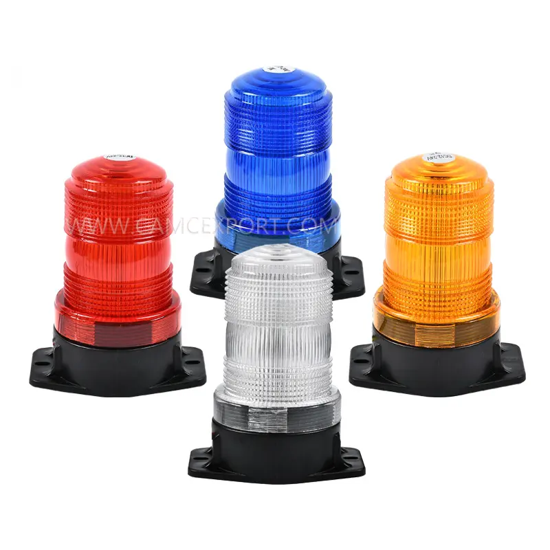 Lampu sorot LED kendaraan truk dan forklift tahan air, lampu peringatan teknik magnetik