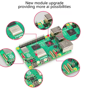 Offizielles Original Raspberry PI 5 Development Board mit 8GB RAM Starter Kit für Kommunikation und Netzwerk