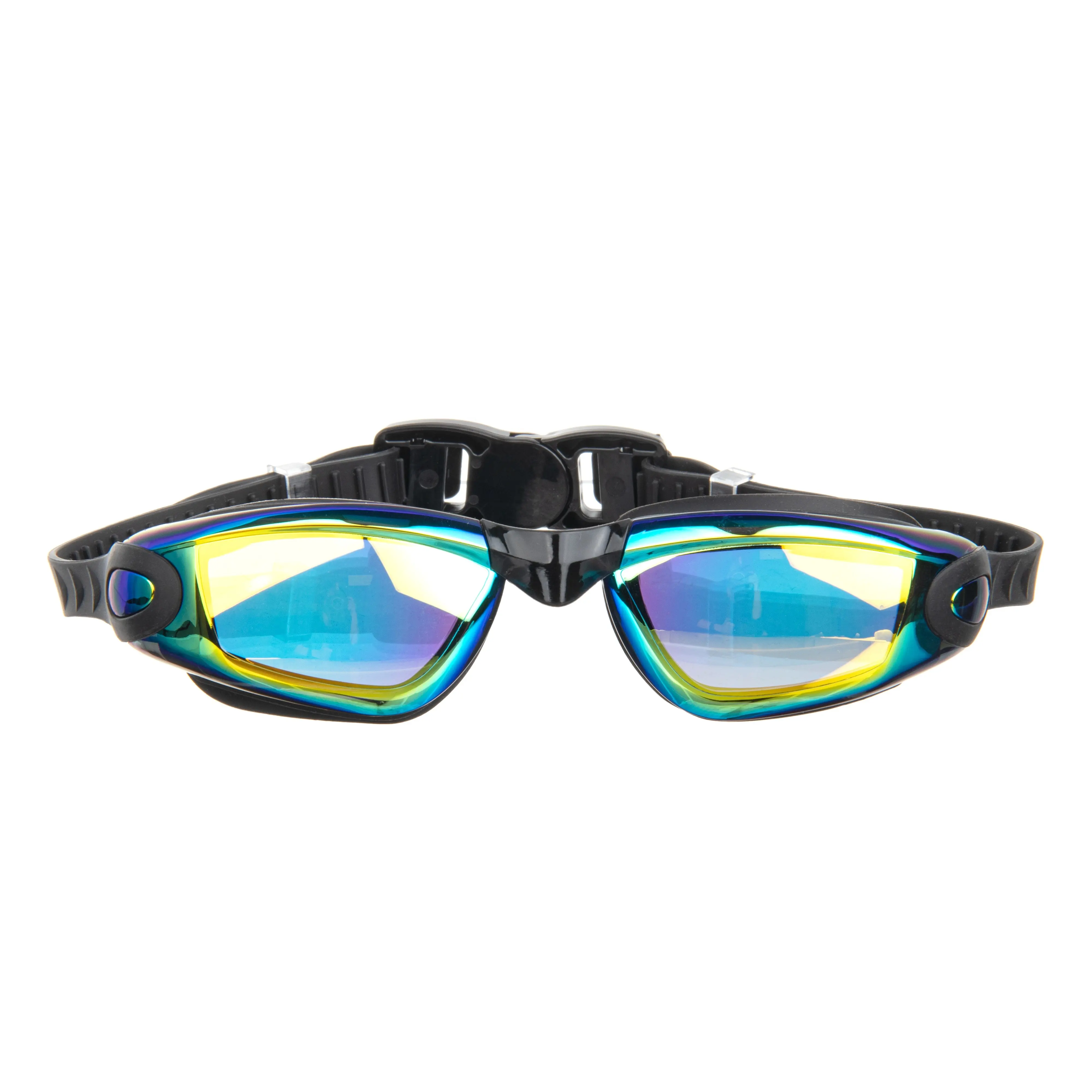 Óculos de natação antiembaçante antiembaçante para corrida, óculos de proteção anti-vazamento para adultos com tampa de nariz
