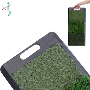 12x26インチゴルフ打撃マット3 in 1人工芝ゴルフ練習マットゴムベースプロゴルフトレーニング用 - Product Image 4