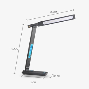 Wireless Charger USB Charging Date Temperature Function Portable Office Desk <strong>Lamps</strong> LED Table <strong>Lamp</strong> with Clock Alarm - Product Image 6