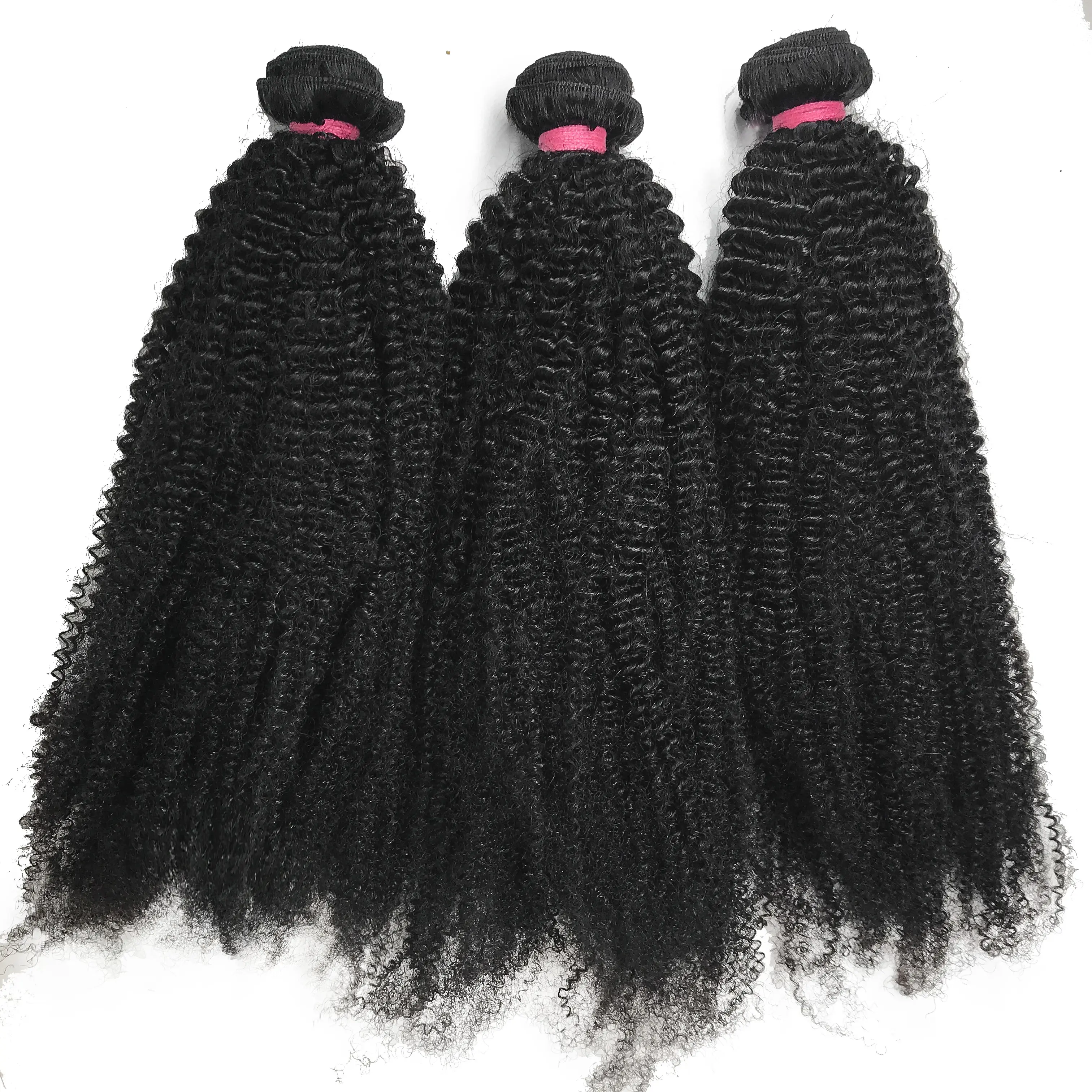 Extensiones de cabello rizado Afro Natural, alta calidad, de 10 a 30 pulgadas, 4a, 4b, 4c, 100 virgen, Natural