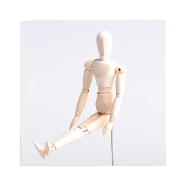 Paint Sketch People Wooden Man Drawing Model School Supplies Wooden Mannequin Doll Crafts Ornaments Art Set