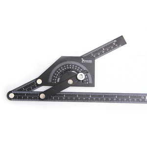 0-180 derece açı bulucu İletki ayarlanabilir Metal konik iletki ölçüm cetveli işaretleme göstergesi ağaç İşleme aleti - Product Image 4