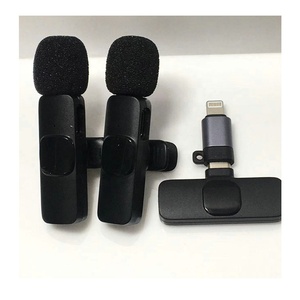 Mini microfone de lapela sem fio oem 2 em 1 microfone profissional sem fil umiere poid K9 k35 k15 para câmera <span class=keywords><strong>android</strong></span>