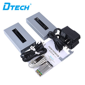 DTECH快速销售20公里HDMI KVM USB扩展器用于光纤超过TCP IP网络协议支持1080P IR HDMI环路