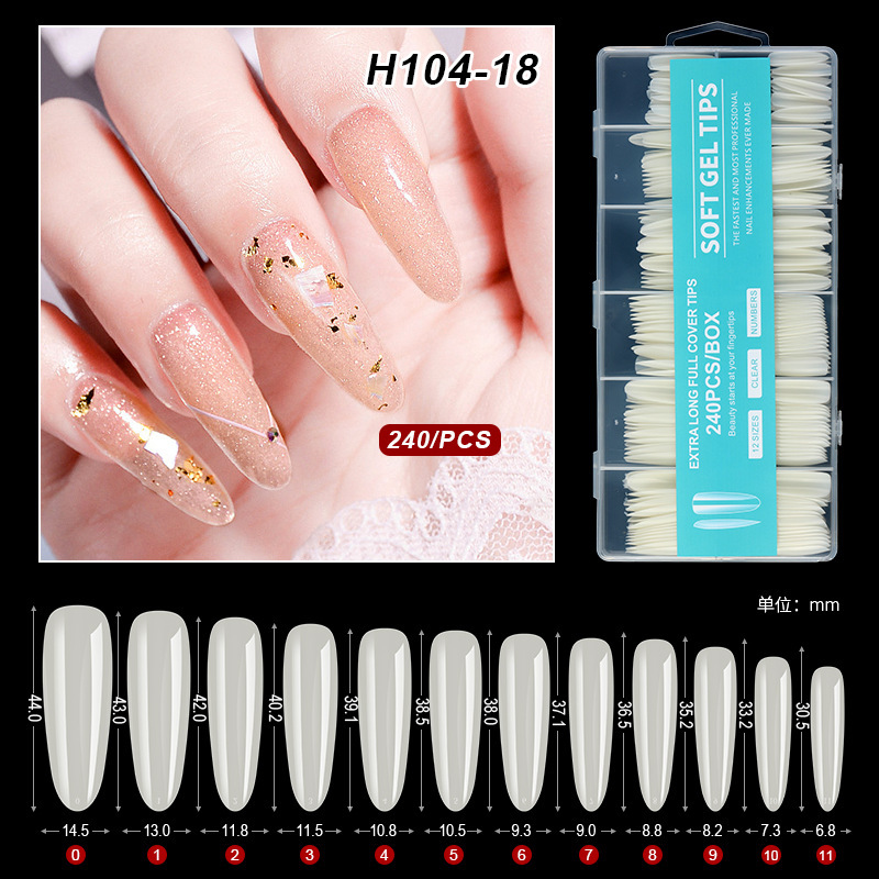 Natural color 240pcs round head nails h104-18
