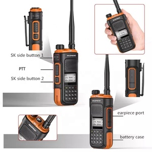 Baofeng Walkie Talkie Cifrado de Mano, Carcasa de Moldura de Doble Color, Capacidad Simplicidad de 1800 Mah, 12 Meses, Producto Negro, 2 Unidades, 1 Unidad - Product Image 1