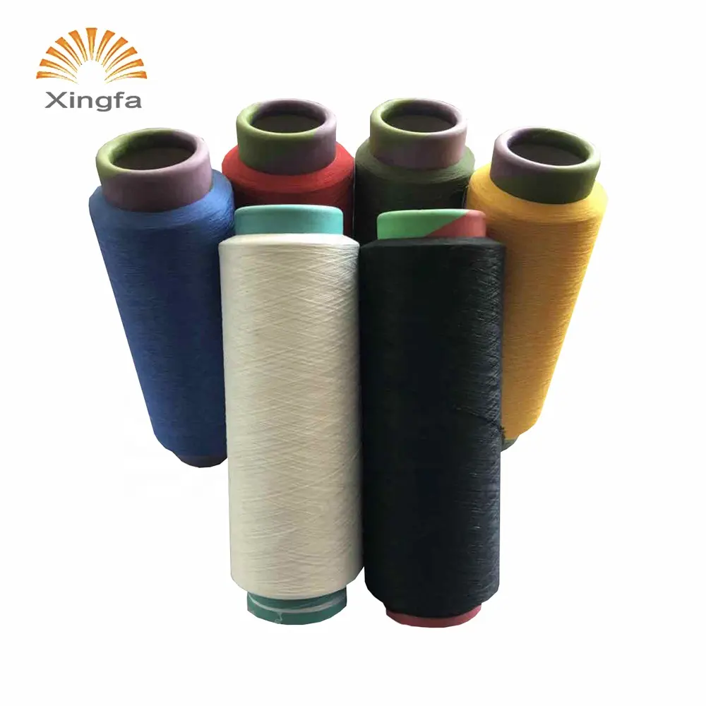 Factory sale dyed raw acy covered spandex lycra or spandex yarn