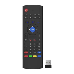 Árabe inglés ruso Air Mouse Mx3 2,4G con retroiluminación Mini teclado Control remoto inteligente inalámbrico para Android TV Box - Product Image 1