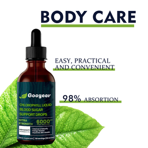 Googeer 59ml Chlorophyll Blutzucker Support Drops Trockener Mund Linderung Formung Körperpflege Tropfen - Product Image 3